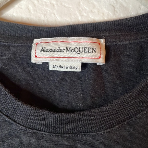 Alexander McQueen Black Graphic Tee - Picture 7 of 10